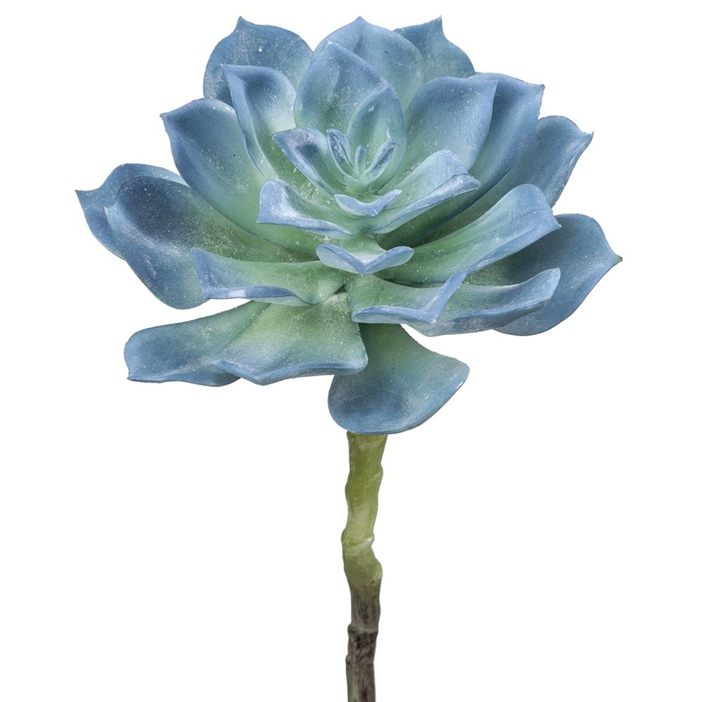 Real Touch Blue Echeveria Pick