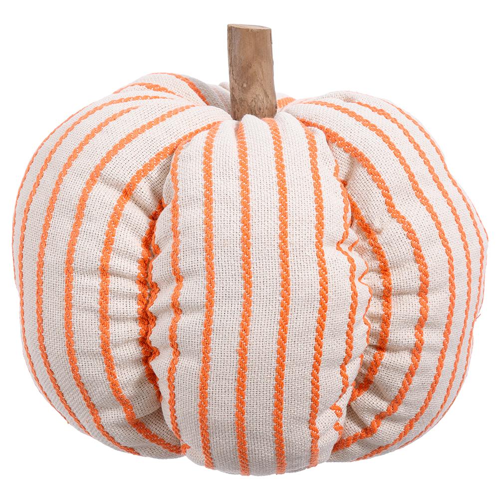 Large Cream & Orange Pumpkin