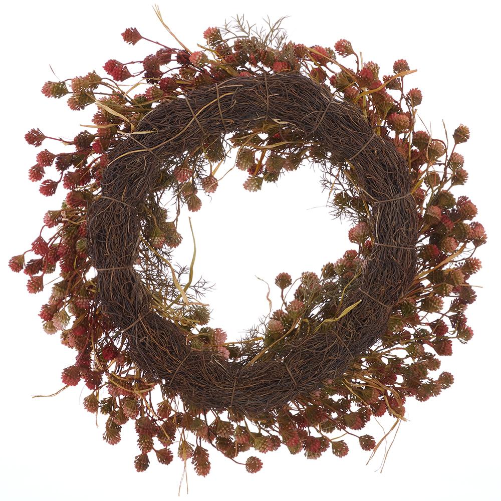 24" Mauve Thistle Wreath