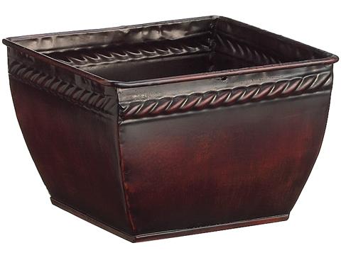Brown Tin Pot