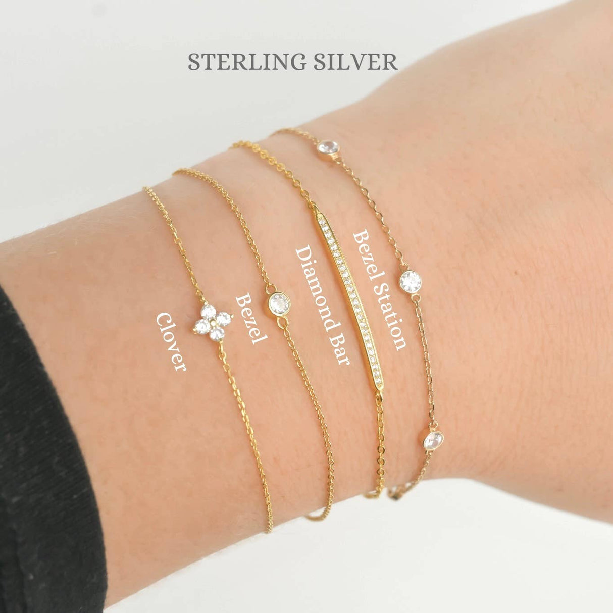 Stainless Steel Bezel Station Bracelet - Waterproof