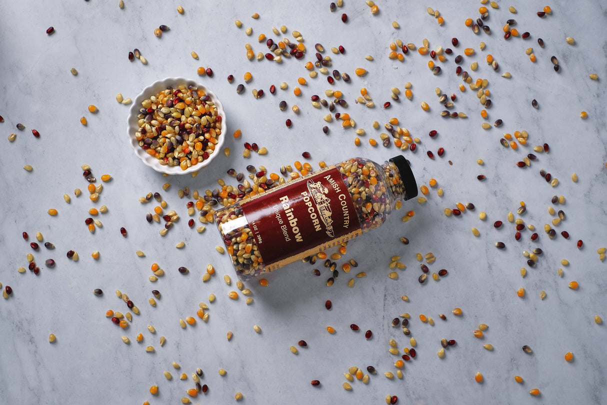14oz Bottle of Rainbow Popcorn