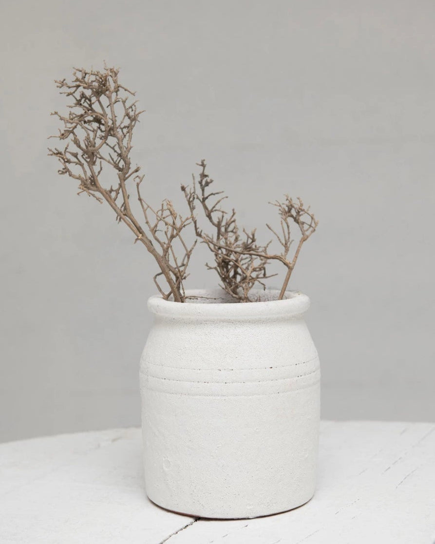 Distressed Coarse Terracotta Crock