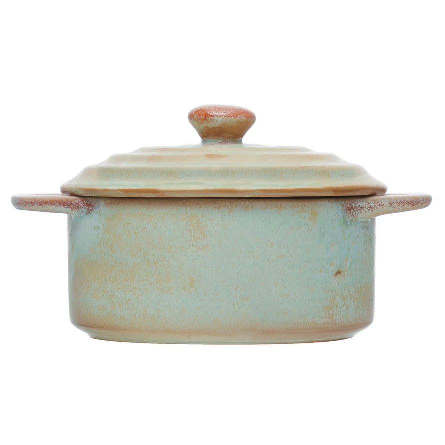 Stoneware Mini Baker with Glaze