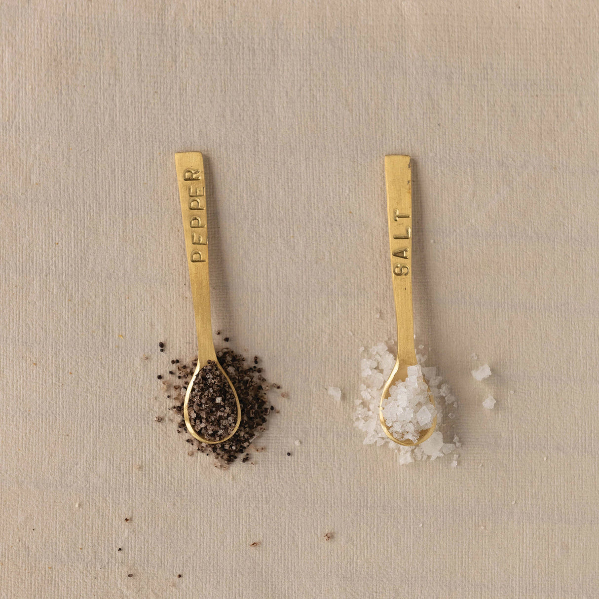 Salt and "Pepper" Spoons Set