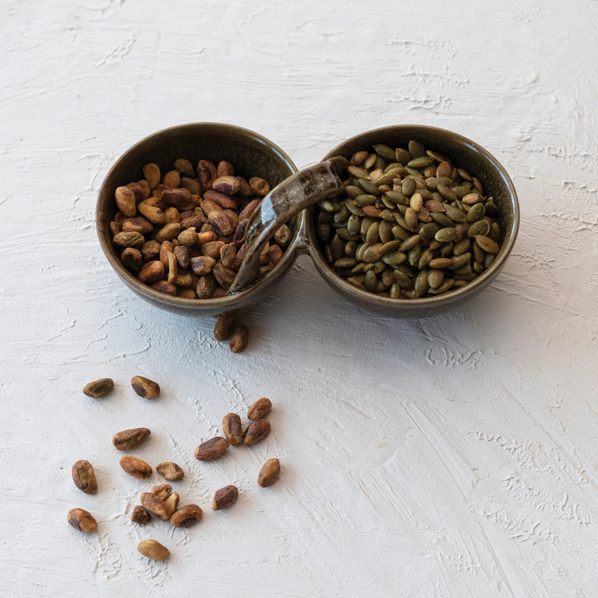 Reactive Glaze Stoneware Dish