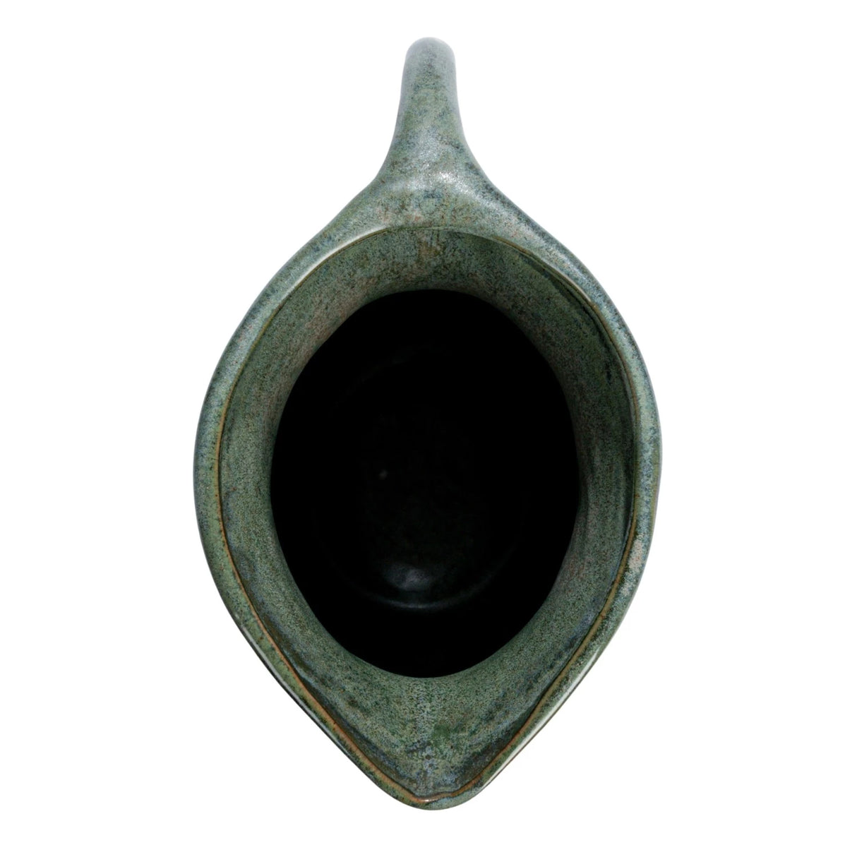 Matte Teal Stoneware Pitcher