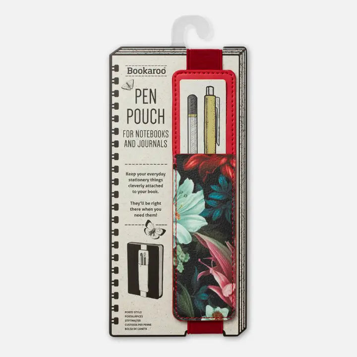 Dark Floral Pen Pouch