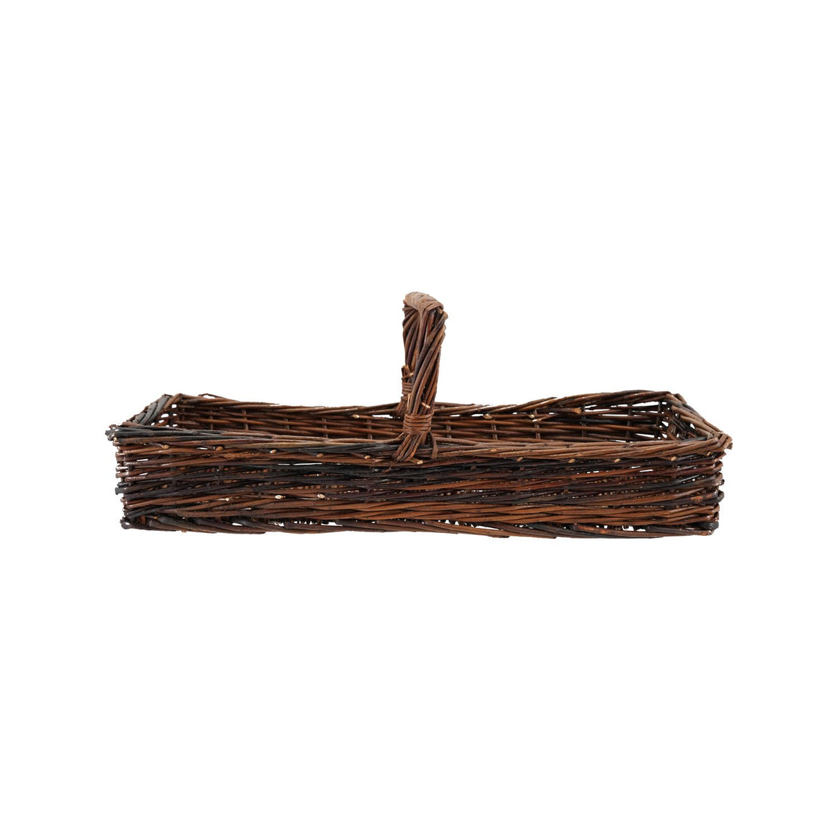 Hand-Woven Natural Reed Basket