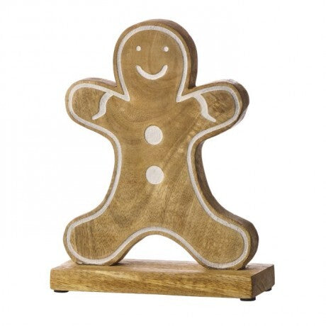 Mango Wood Gingerbread Man