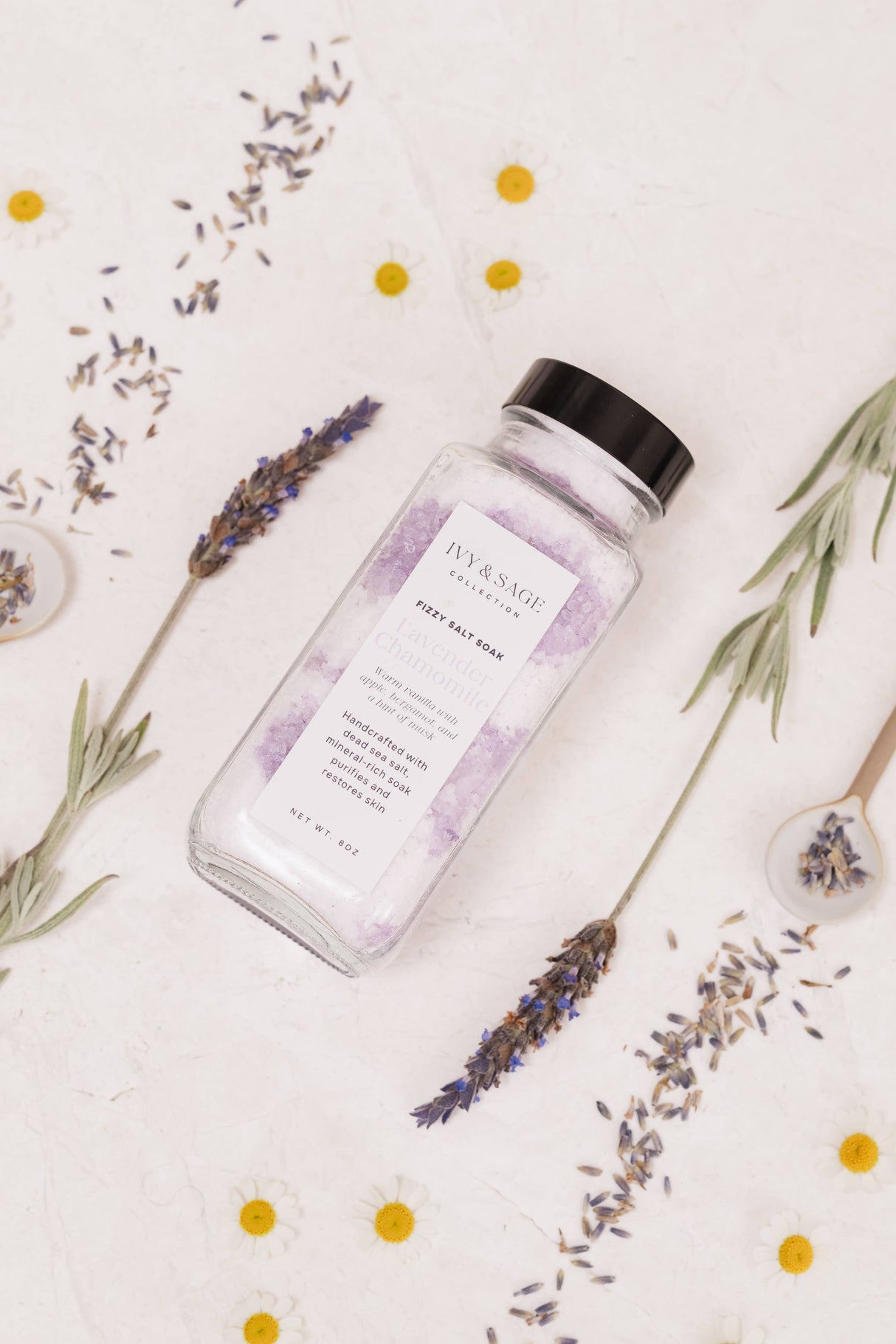 Lavender & Chamomile Salt Soak