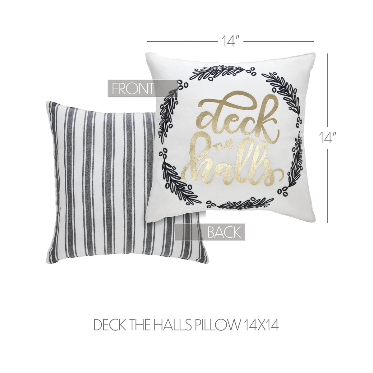 Wintergleam Deck the Halls Pillow
