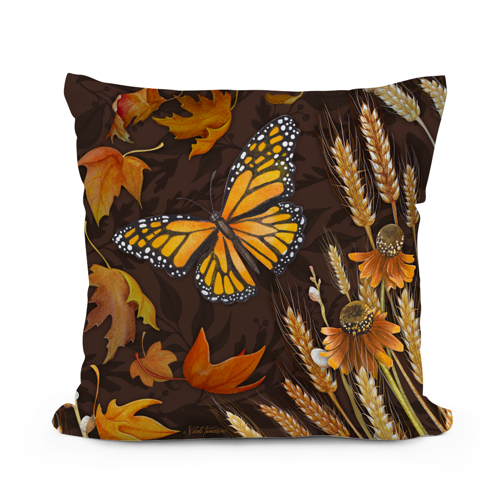 Fall Butterfly Indoor/Outdoor Pillow