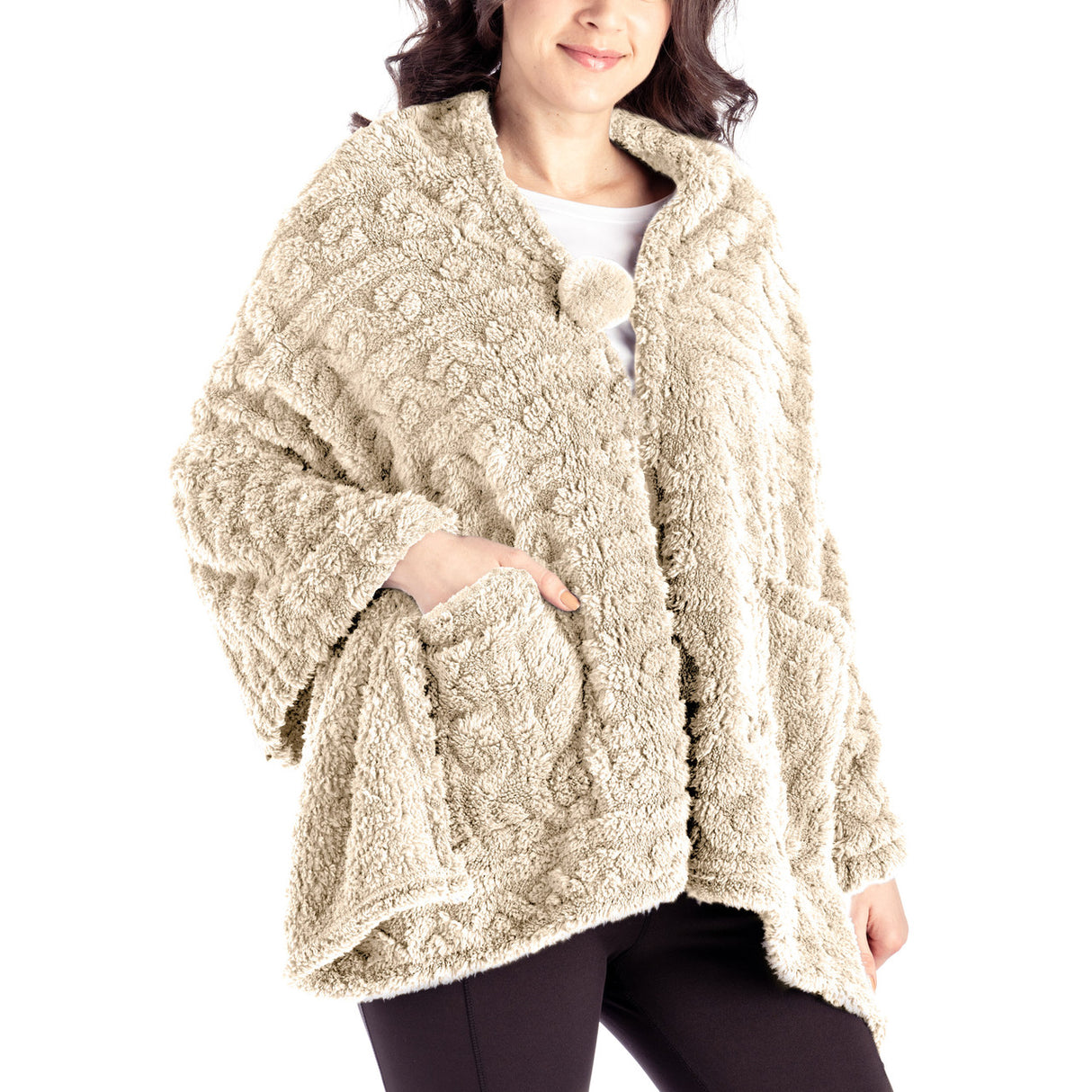 Tan Coziest Blanket Wrap
