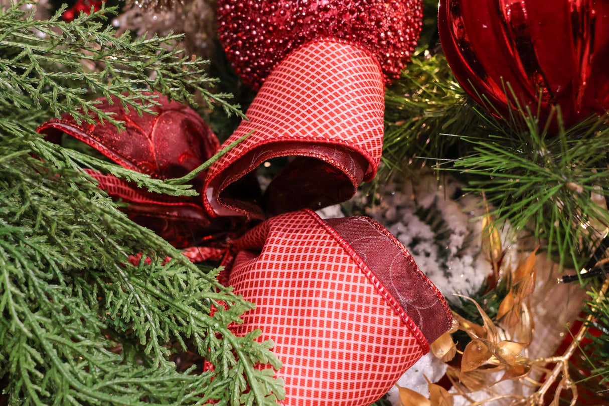 2.5" Mini Check Ribbon Bolt