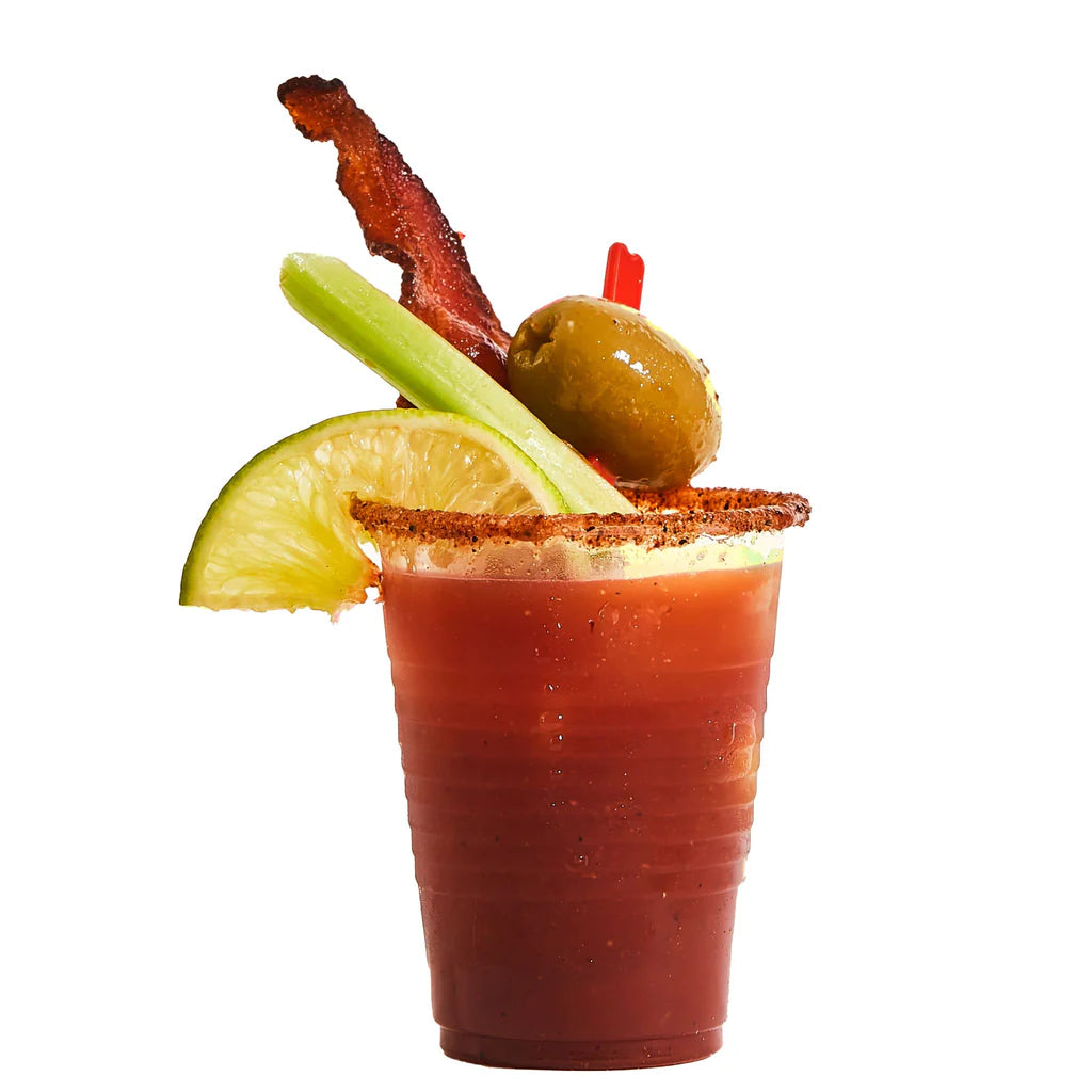 Bloody Mary Pre-Rimmed Cocktail Cups