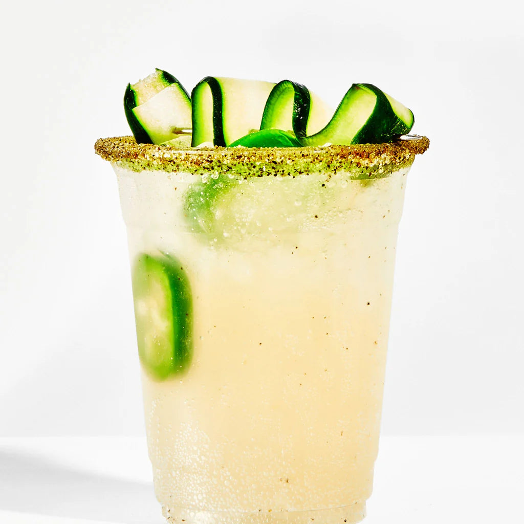 Spicy Jalapeno Pre-Rimmed Cocktail Cups