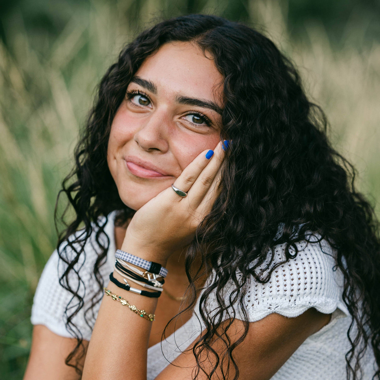 Unity Black & Silver Hair Tie Bracelet Set