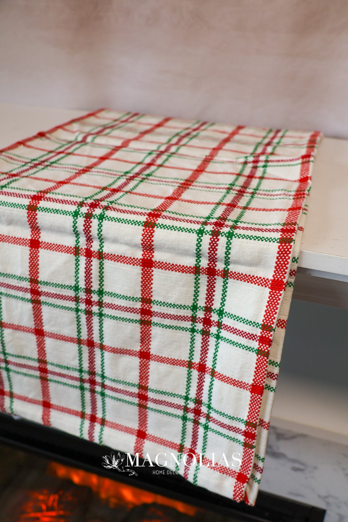 Holiday Party Plaid Table Runner