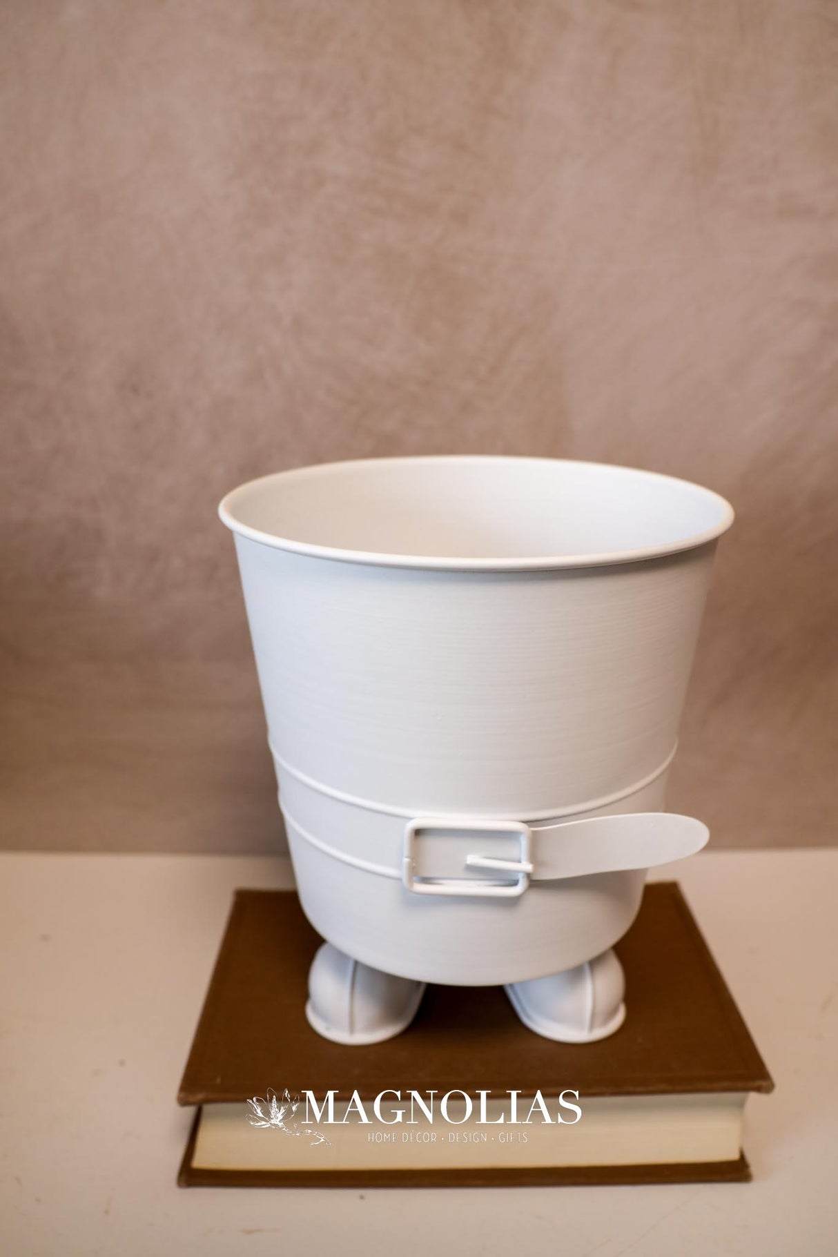 Jolly Metal Santa Pants Planter