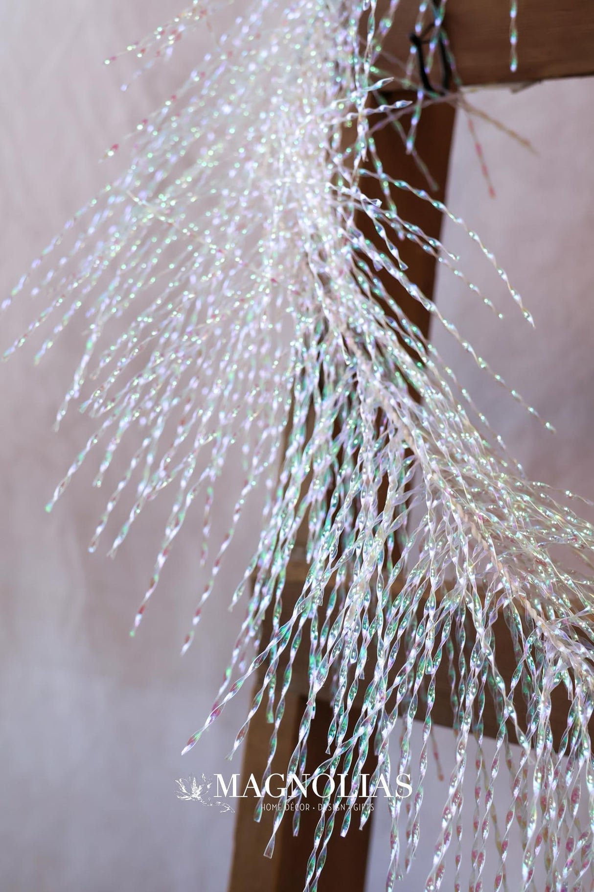 6' Iridescent Tinsel Garland