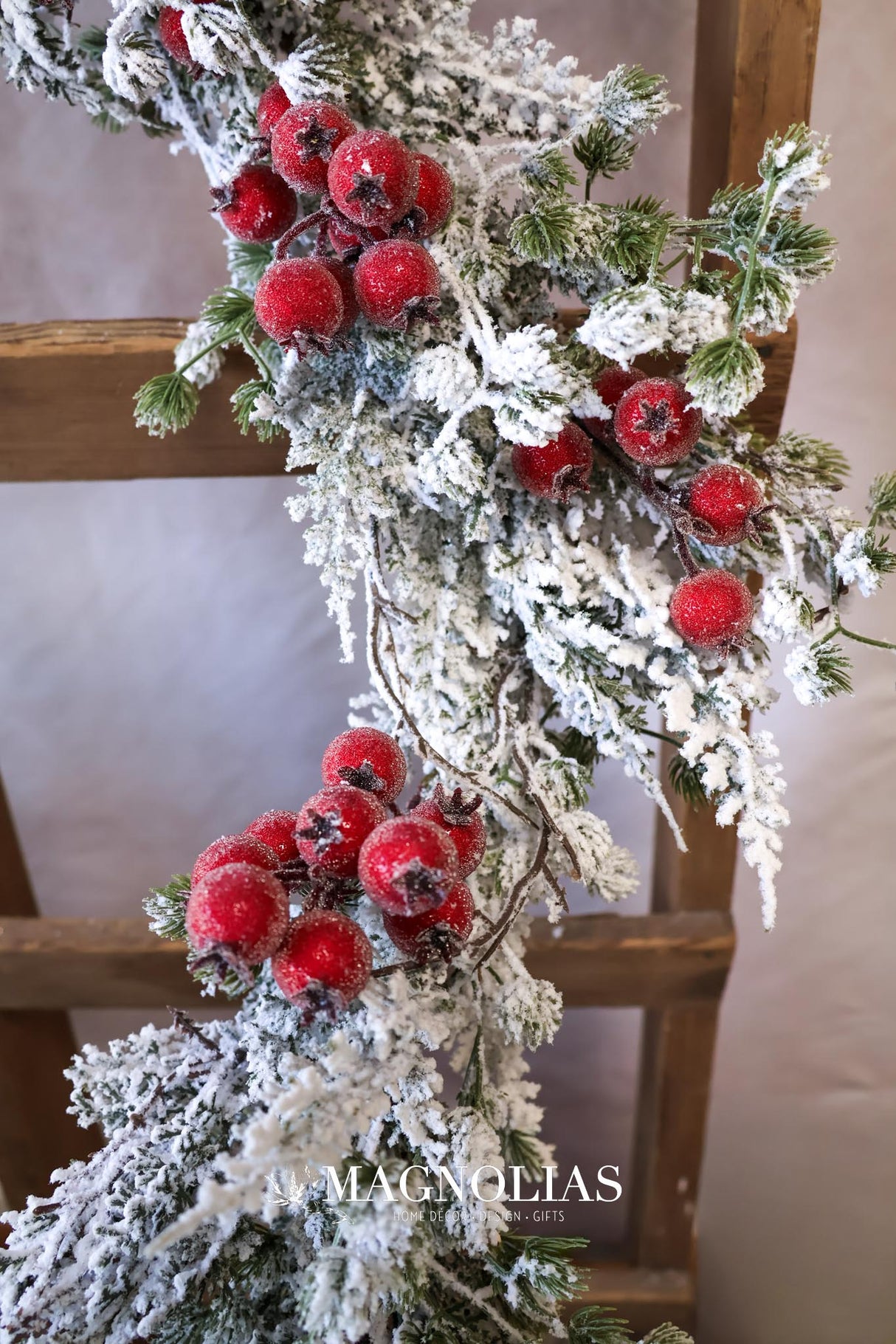 5' Snow Ming Mountain Pine Garland