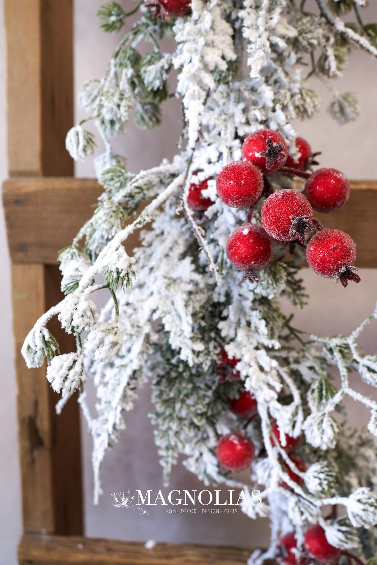 5' Snow Ming Mountain Pine Garland