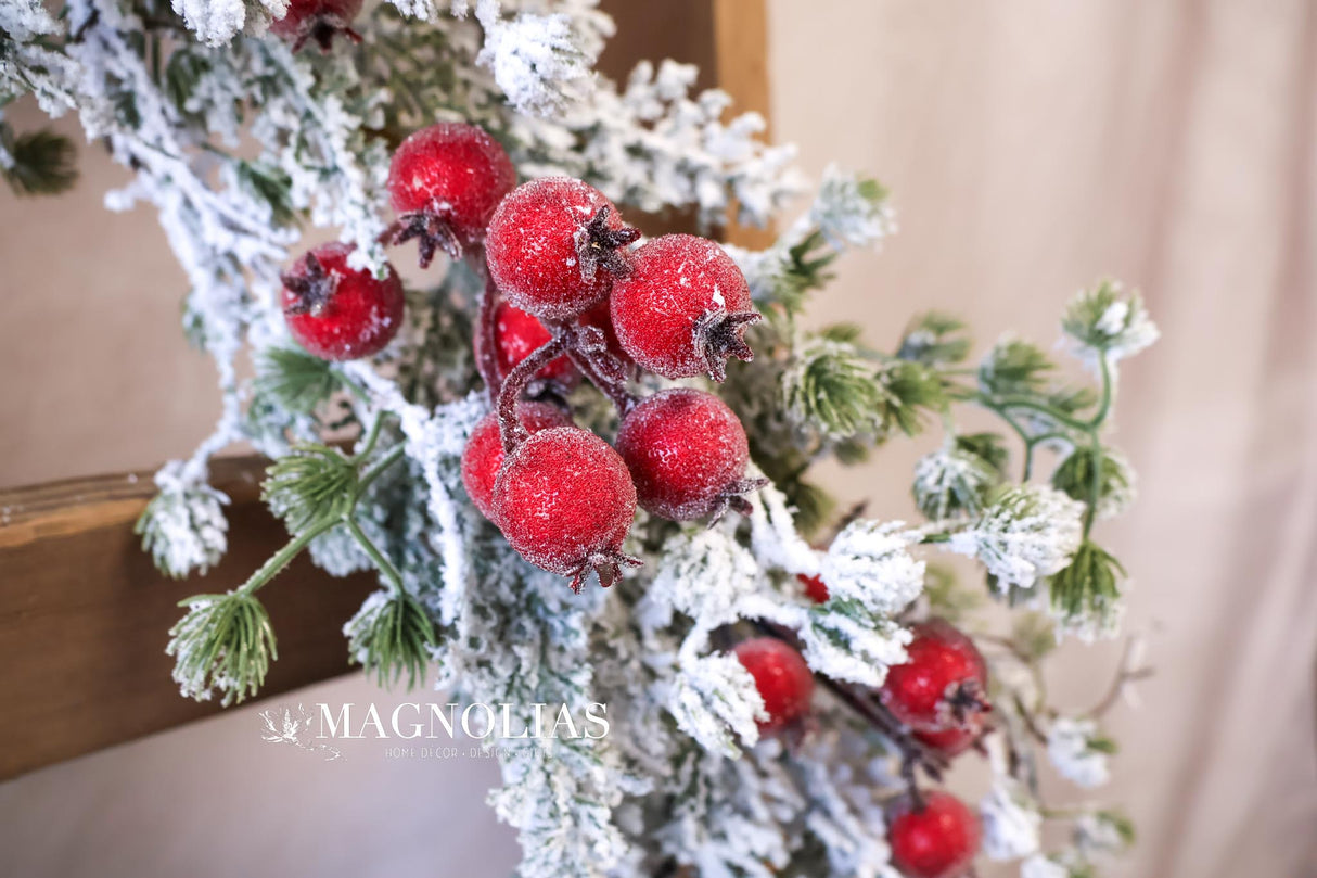 5' Snow Ming Mountain Pine Garland