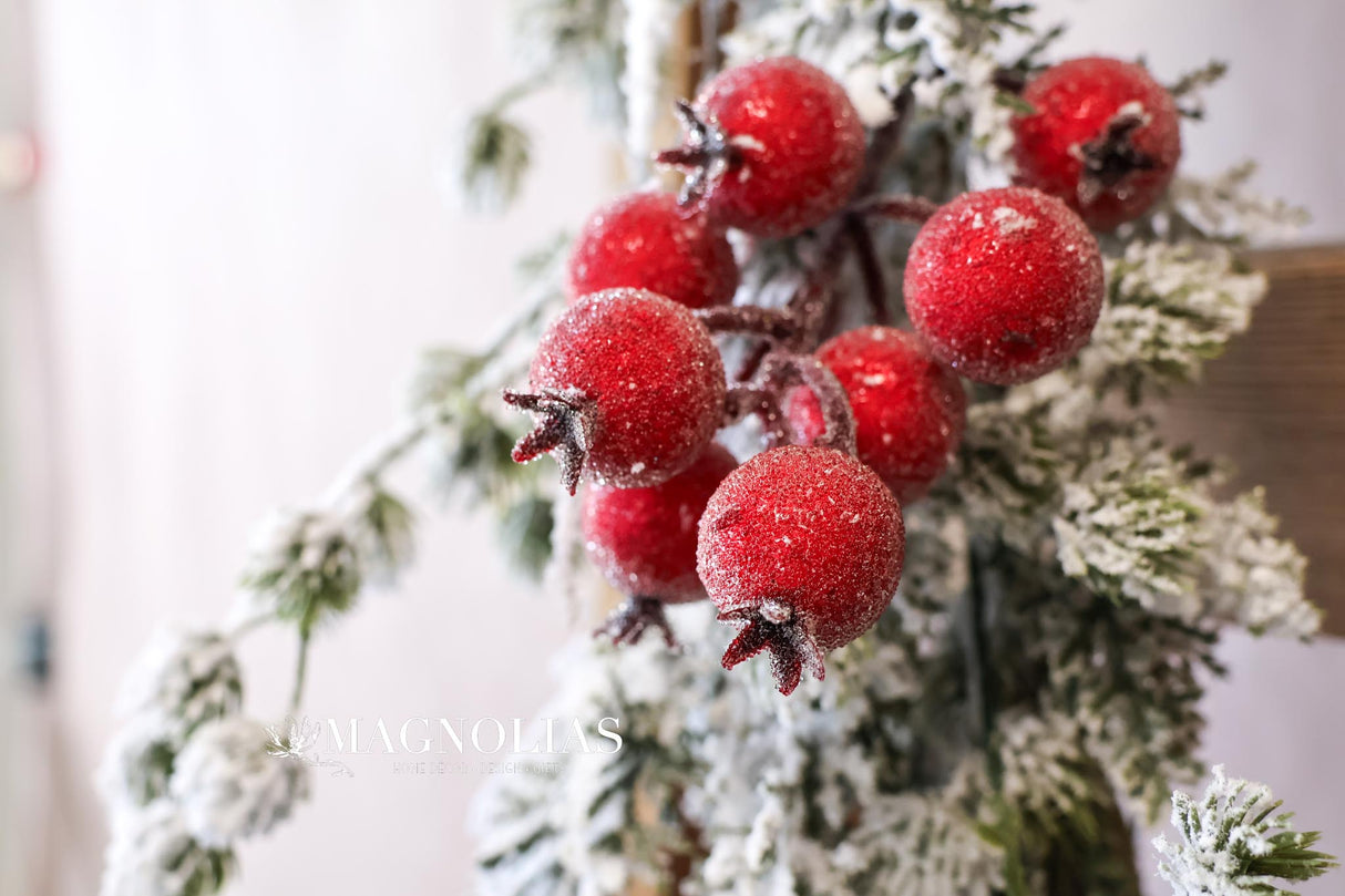 5' Snow Ming Mountain Pine Garland