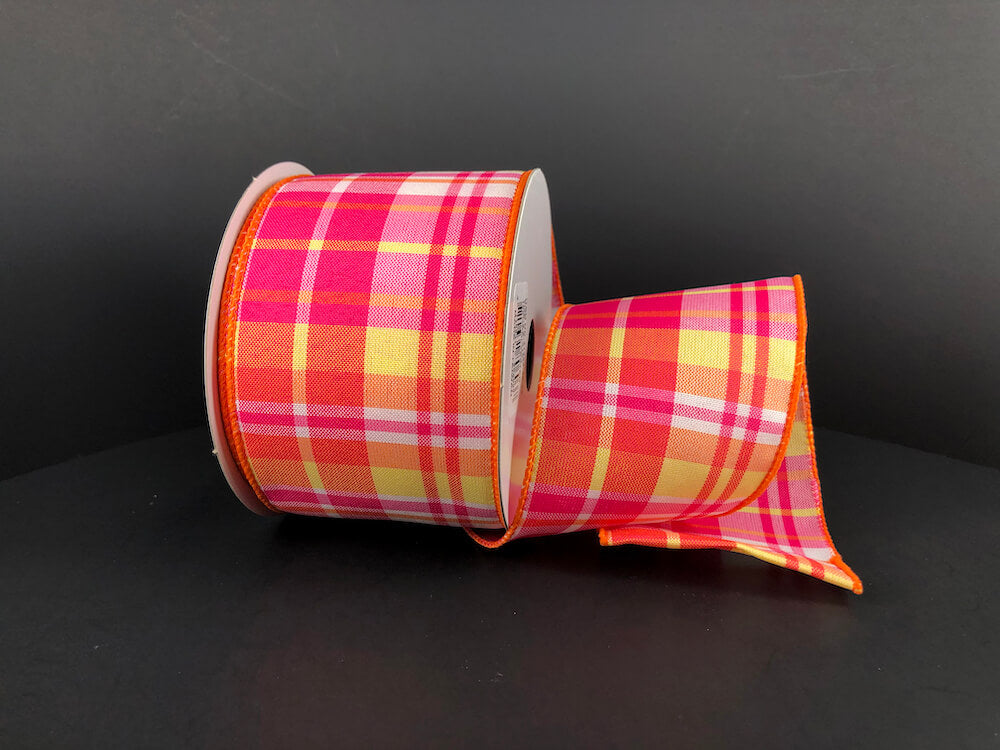 2.5" Toni Plaid Ribbon Bolt