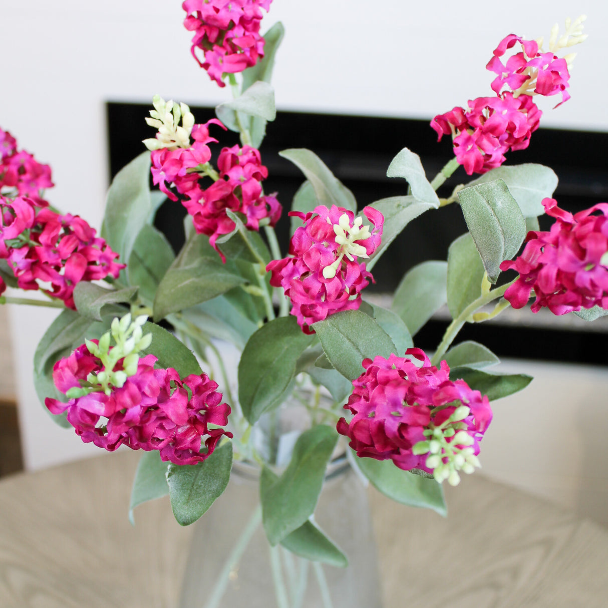 Fuchsia Blue Bonnet Spray