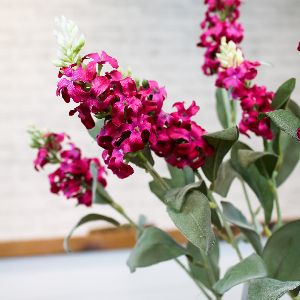 Fuchsia Blue Bonnet Spray