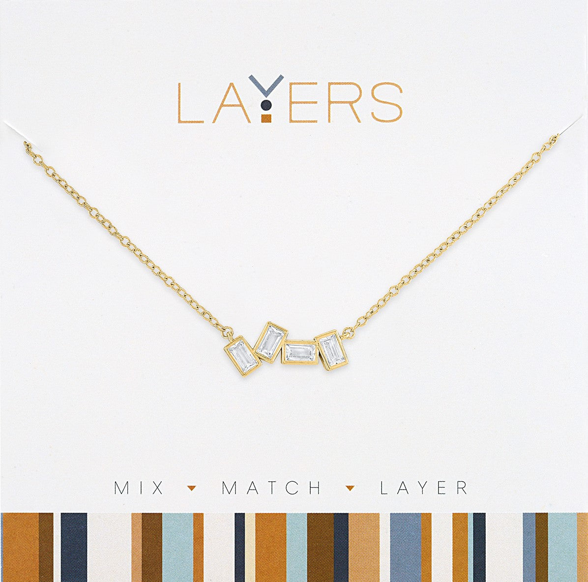 Gold Crystal Cluster Necklace