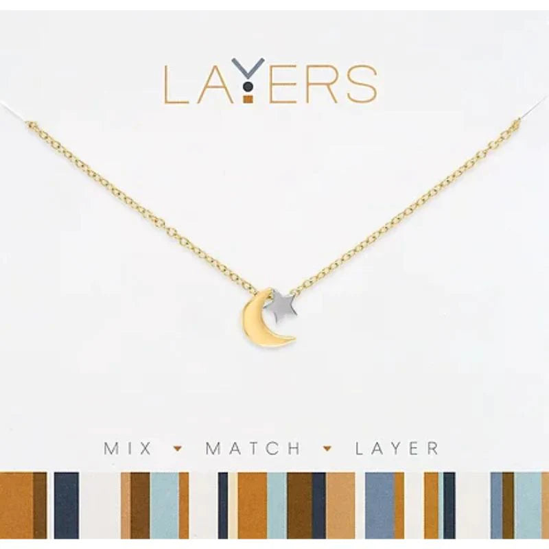 Moon & Stars Necklace