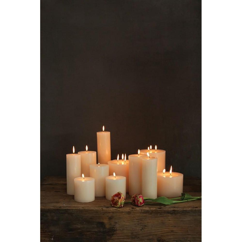 3X6" Unscented Pillar Candle