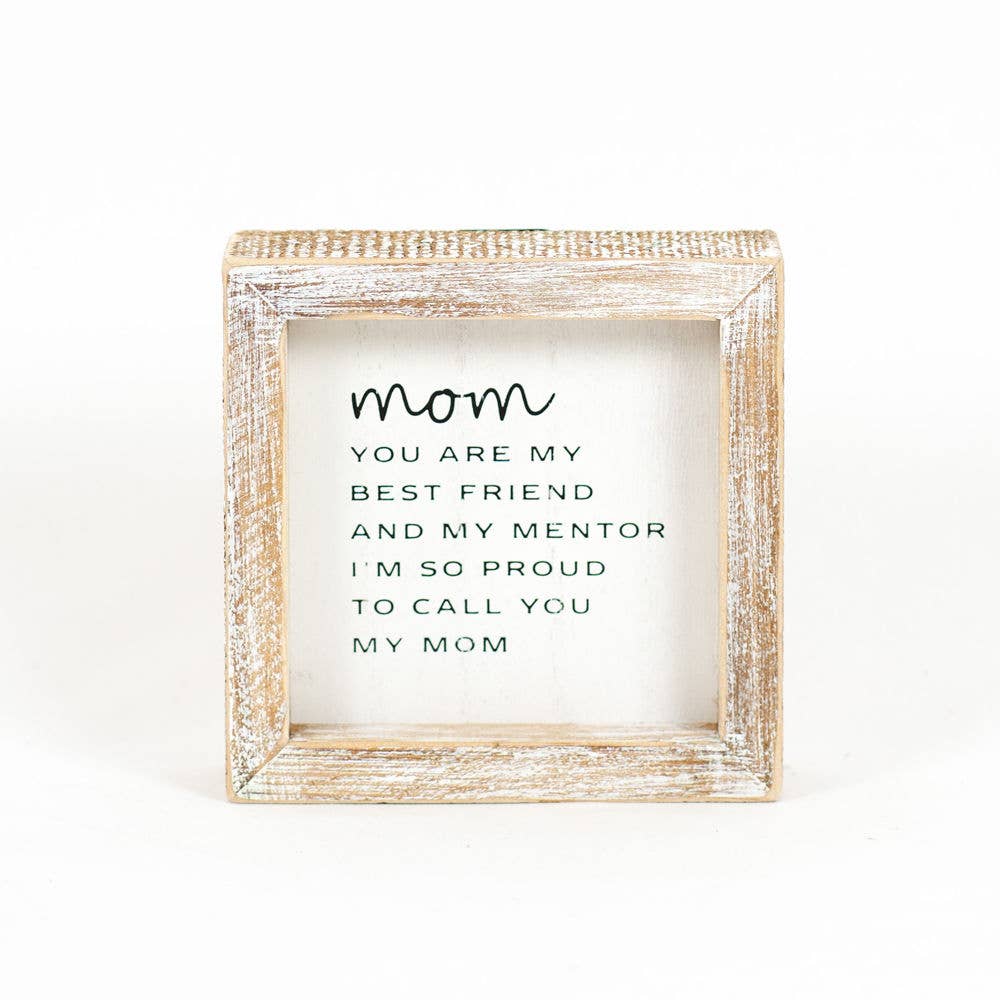 Mom Wood Gift Sign
