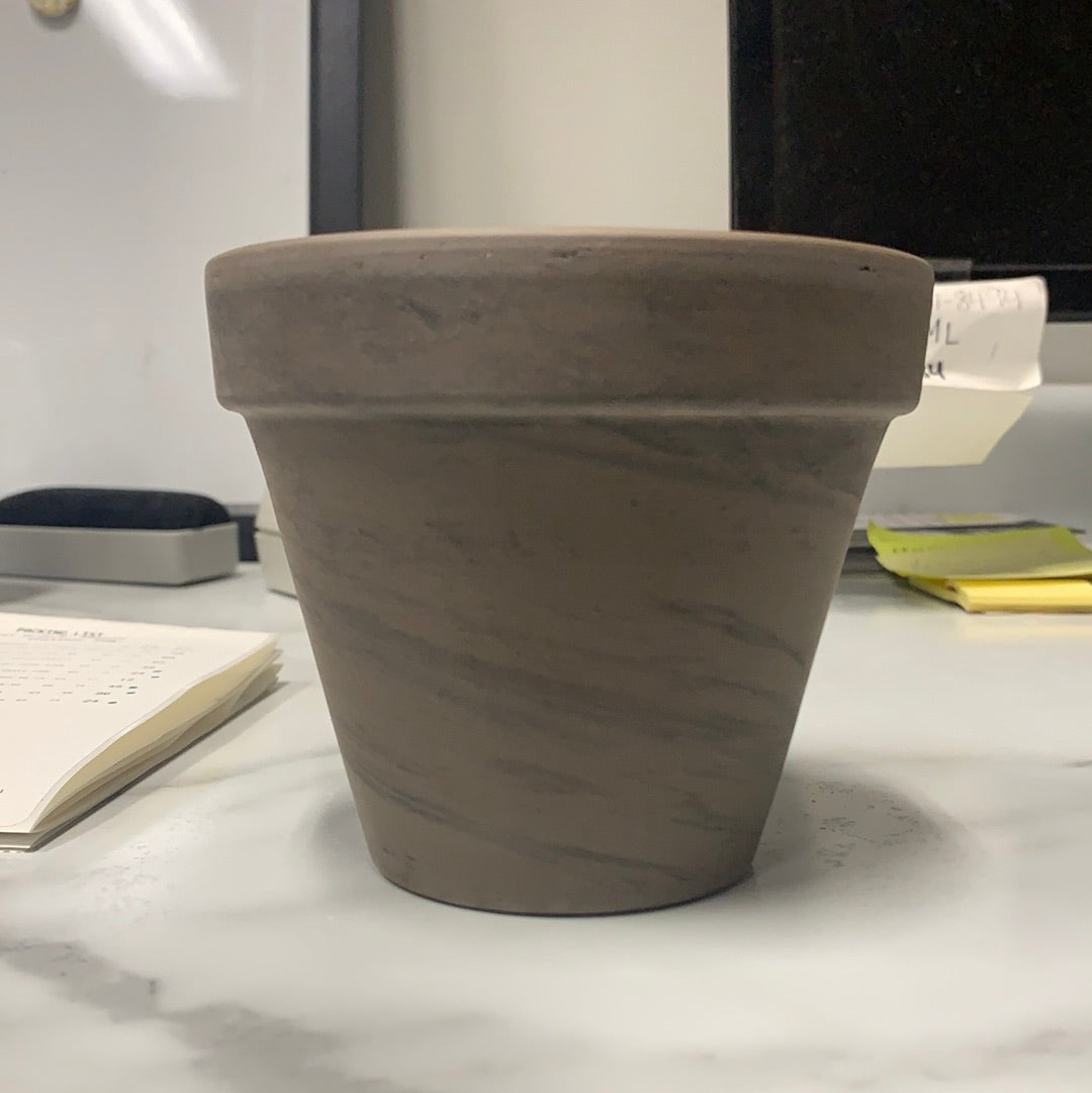 4" Dark Granite Pot