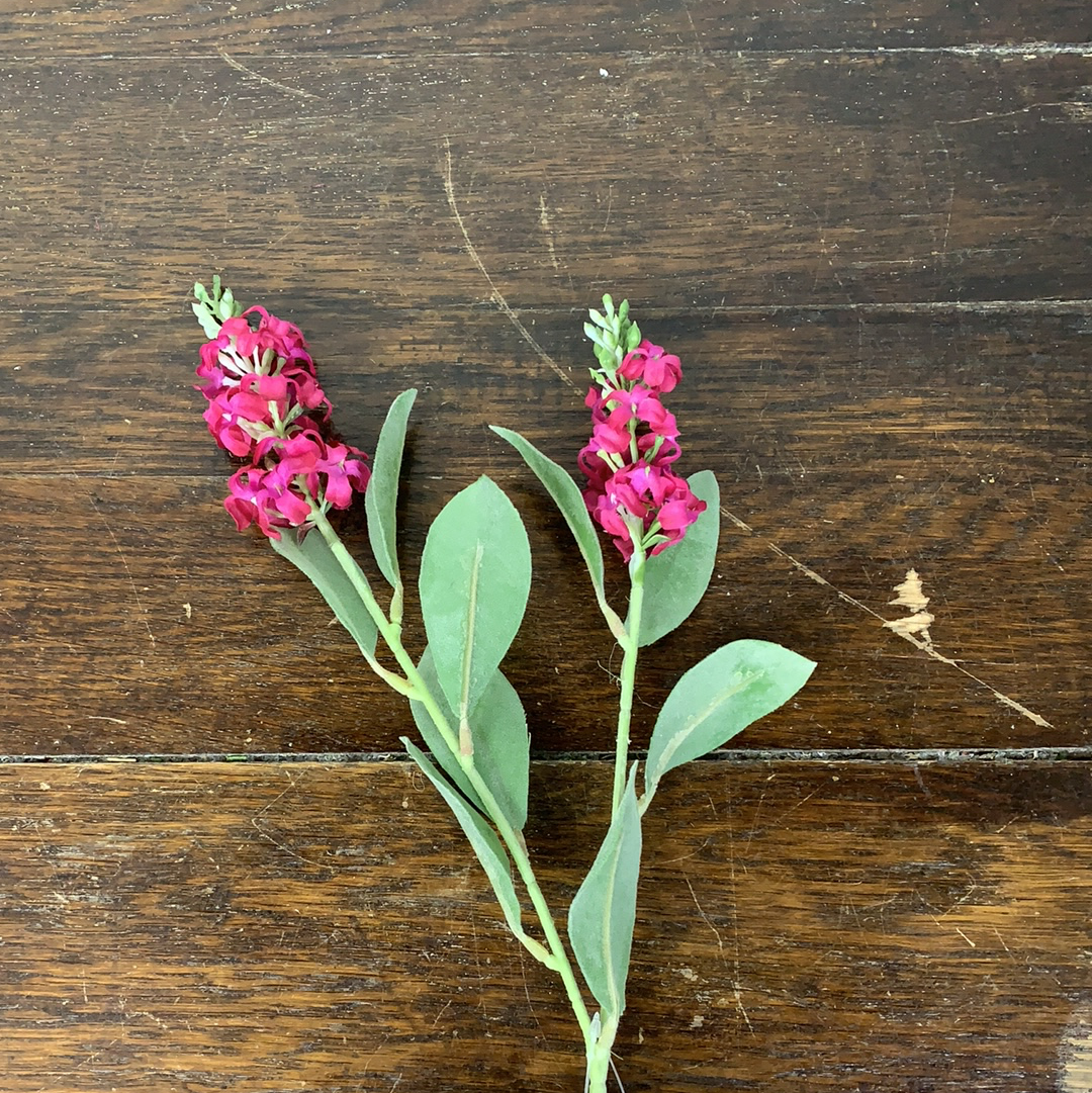Fuchsia Blue Bonnet Spray