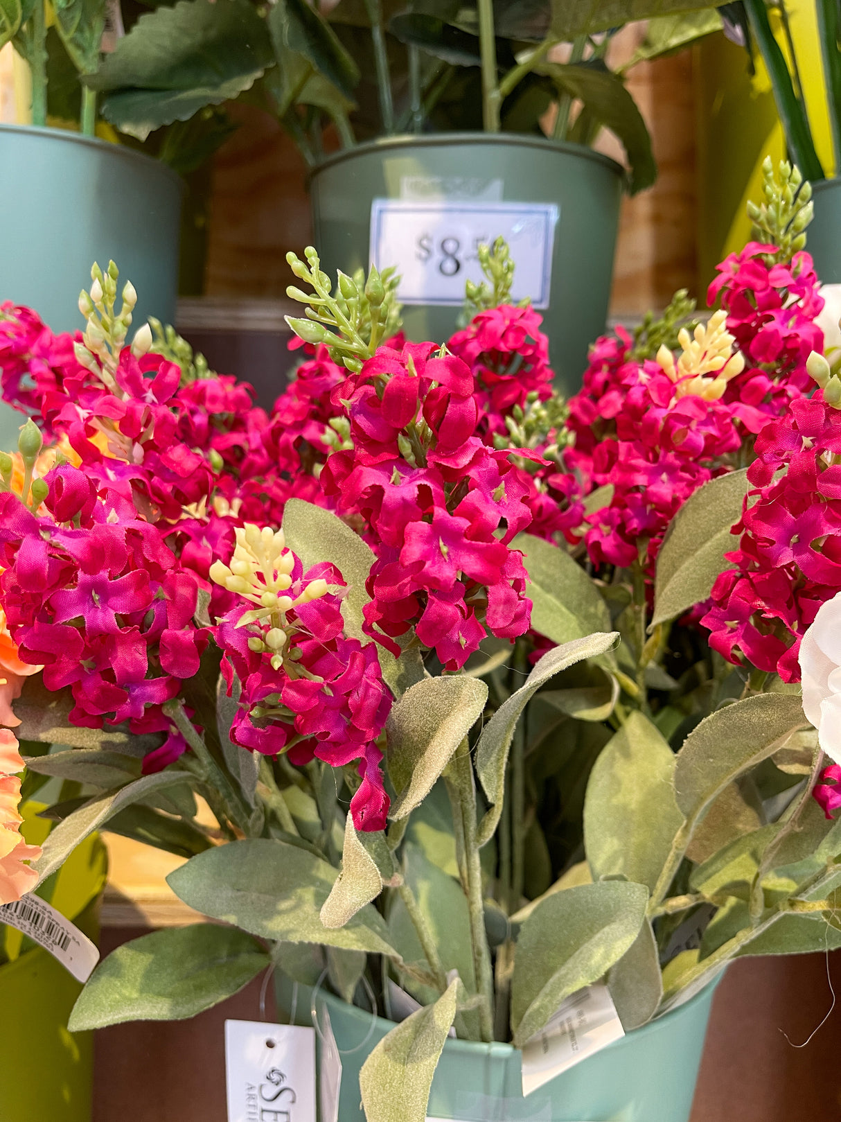 Fuchsia Blue Bonnet Spray