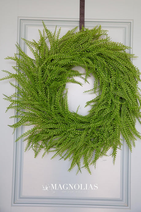 Uv protect jelly bean grass wreath view 7 from Magnolias Home Decor