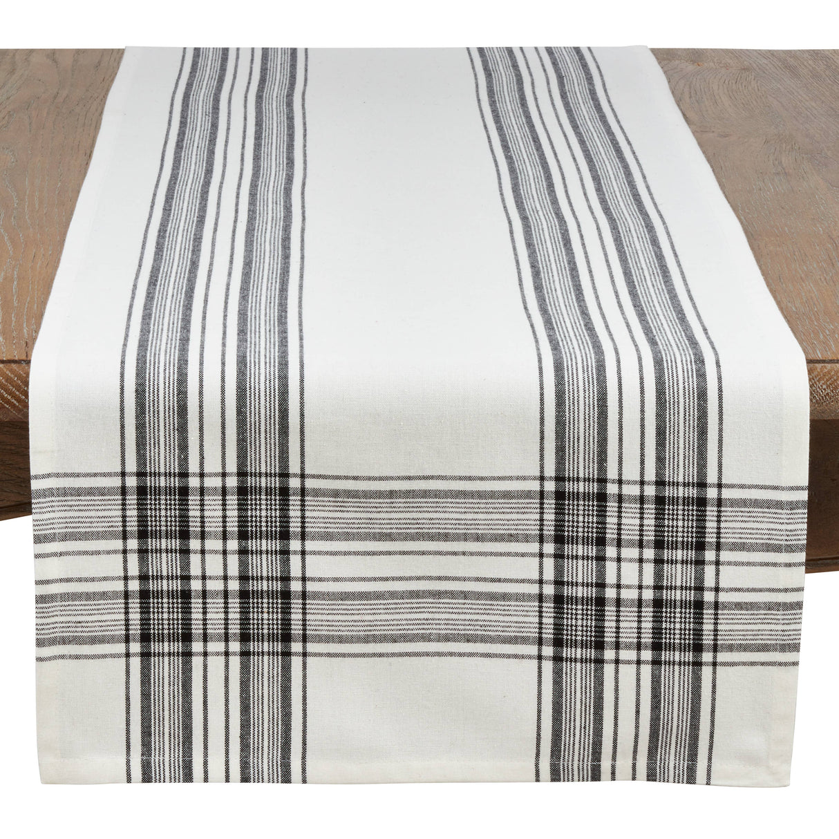Refined Classic Plaid Table Runner