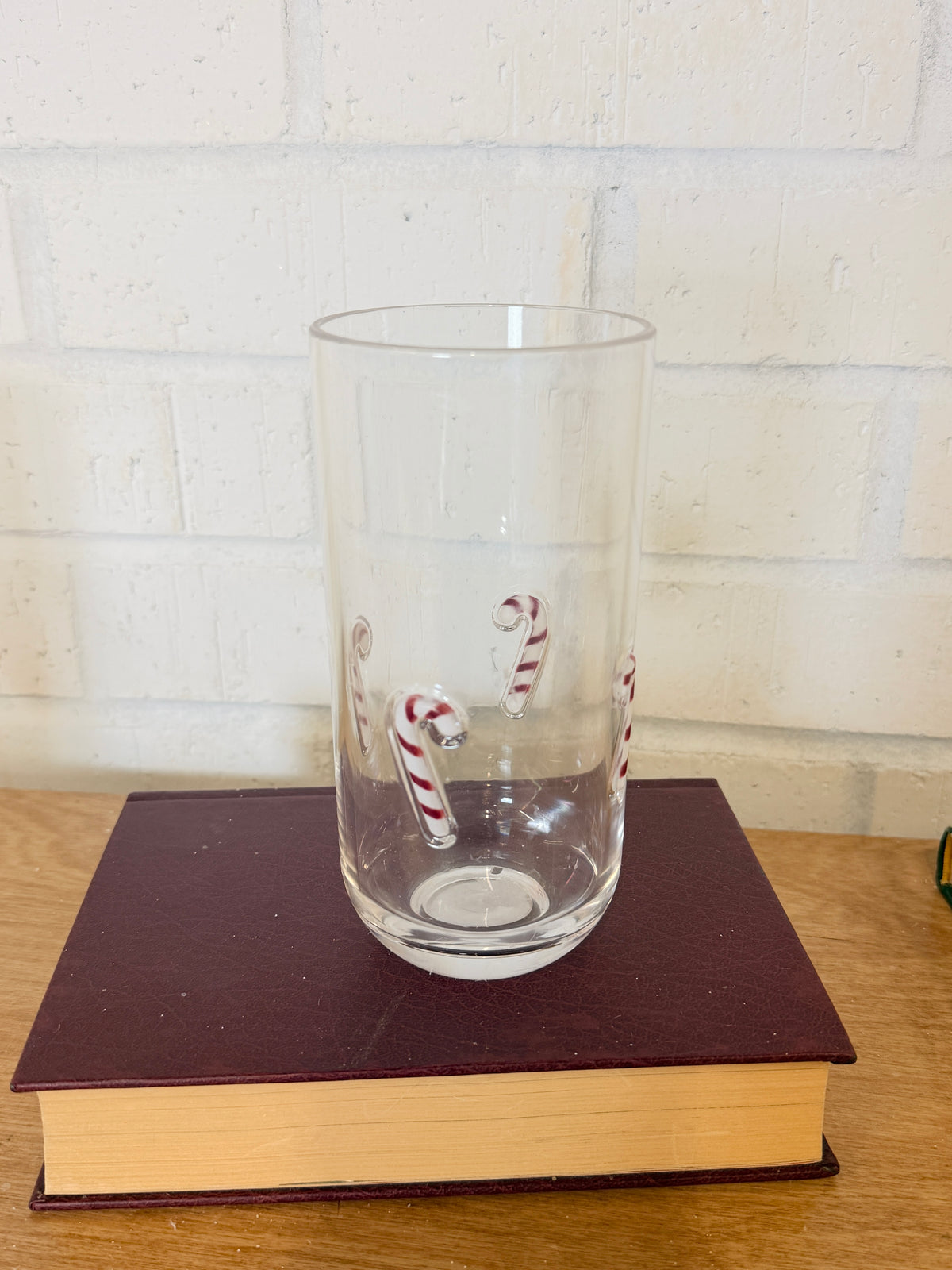 Acrylic Drinking Glass with Embedded Holiday Icons - 4 Styles