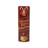 Twelve Days of Christmas Large Book Vase