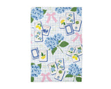 Mahjong Hydrangea Kitchen Towel Mahj Tile Decor Hostess Gift