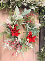 28" Winterberry Noel Wreath