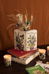 Wildflowers Open Book Vase