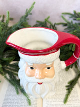 Vintage Look Santa Pitcher