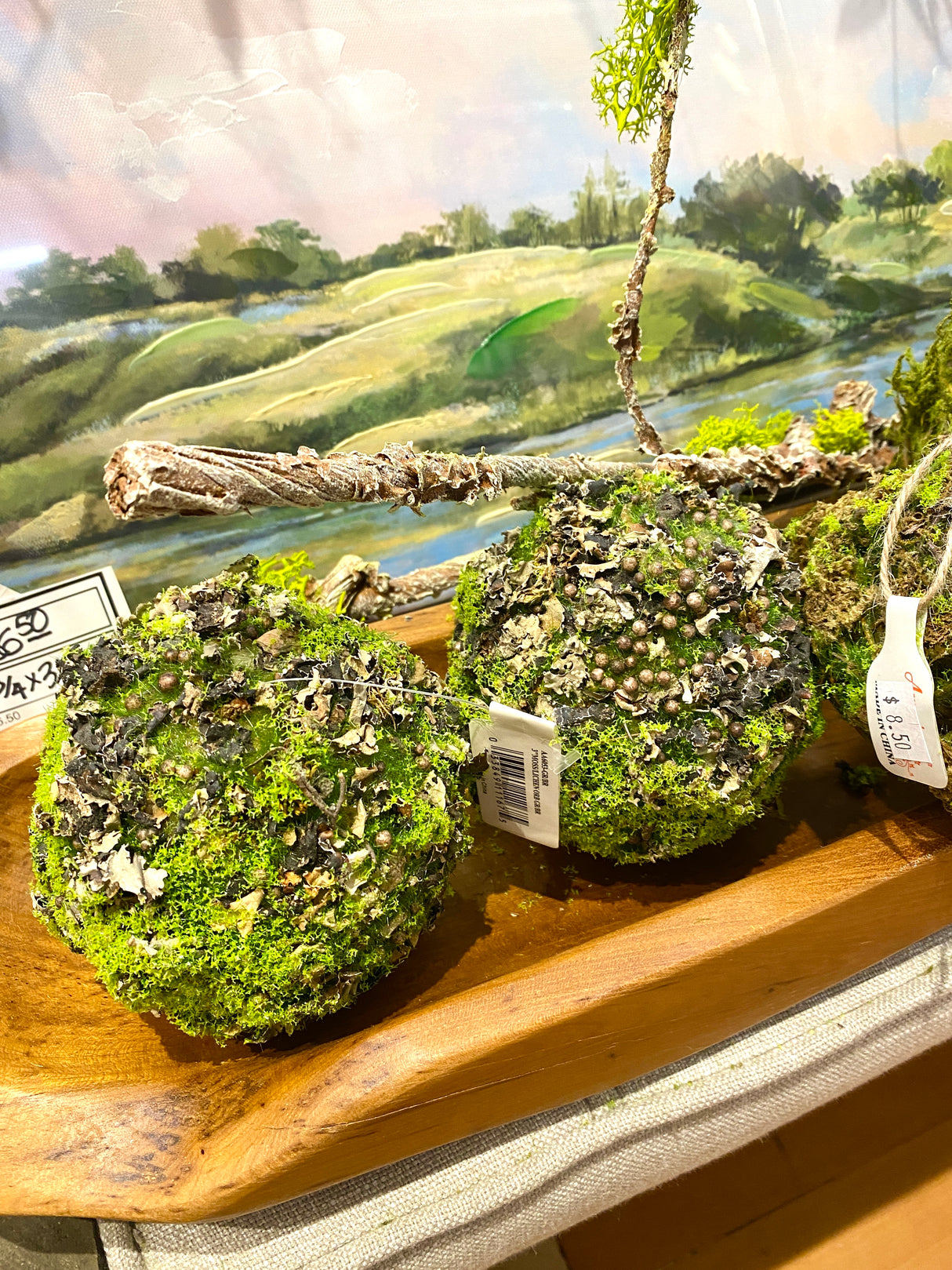4" Mossy Orb