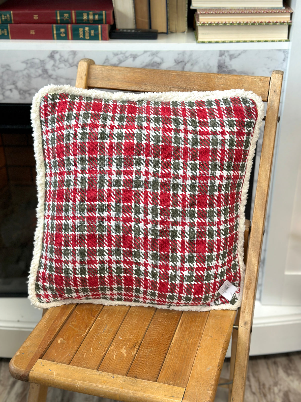 Plaid Fleece Pillow