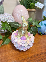 4.5" Chocolate Bunny in Basket